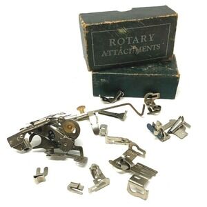 Greist Vintage Rotary Sewing Machine‎ Parts Attachments Ruffler Binder